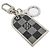 Portachiavi Address Louis Vuitton M65770 Nero Argento