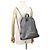 Borsa Chanel in pelle di vitello grigia Marrone - vista 4