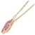 Van Cleef & Arpels Alhambra Pendant Necklace in Yellow Gold with Carnelian Golden  - view 2