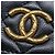 Borsa a tracolla con catena in pelle di vitello granulata gunmetal Chanel Metallico - vista 10