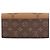 Cartera larga Louis Vuitton Sarah Monogram Giant Reverse Castaño - vista 2