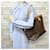 Borsa Tote Louis Vuitton Neverfull MM Monogram Marrone - vista 2
