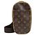 Zaino Louis Vuitton Pochette Gange Monogram Marrone