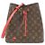 Néonoé Borsa a tracolla Louis Vuitton Monogram Neo Noe MM M44021 Marrone Rosso