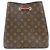Néonoé Borsa a tracolla Louis Vuitton Monogram Neo Noe MM M44021 Marrone Rosso - vista 2