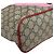Borsa a Spalla Gucci Bosco Patch GG Supreme Marrone Rosso - vista 12