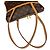 Borsa a Spalla Louis Vuitton Coussin GM Monogram Marrone - vista 16