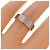Anello Love Band in oro bianco 18K Cartier - vista 4