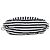 Borsa Hobo Chanel Coco Beach Mark Large in Nylon Nero Bianco - vista 3