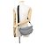 Borsa Hobo Chanel Coco Beach Mark Large in Nylon Nero Bianco - vista 5