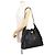 Borsa a tracolla con catena in pelle di vitello martellata nera Chanel Nero - vista 4