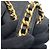 Borsa a tracolla con catena in pelle di vitello martellata nera Chanel Nero - vista 9