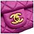 Borsa a tracolla Chanel Matelassé con catena Porpora - vista 8
