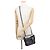 Borsa a Spalla con Catena Chanel Gabrielle de Small Hobo Viola scuro - vista 6