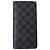 Portafoglio bi-fold da uomo Louis Vuitton Damier Graphite Nero Damier ebene