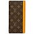 Louis Vuitton Monogram Macassar Long Wallet Brown Golden Orange