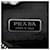 Borsa a tracolla con placca logo Triangle Prada Nero - vista 7