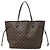 Borsa Tote Louis Vuitton Damier Neverfull MM Marrone