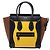 Céline Borsa Tote Celine Luggage Micro Shopper Marrone Giallo Blu navy