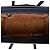 Céline Borsa Tote Celine Luggage Micro Shopper Marrone Giallo Blu navy - vista 4
