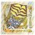 Silk In Hermès Hermes Carre 90 Double Face LE CHAT CARRE Sciarpa in seta Multicolore Giallo