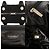 Borsa a tracolla 2-Way in lana e pelle ricamata Chanel Nero - vista 9