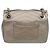 Borsa a tracolla in pelle Chanel Chevron Coco Mark Marrone - vista 2