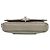 Borsa a tracolla in pelle Chanel Chevron Coco Mark Marrone - vista 3