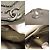 Borsa a tracolla in pelle Chanel Chevron Coco Mark Marrone - vista 9