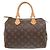 Borsa Louis Vuitton New Speedy 25 Monogram Marrone Monogramma - vista 2
