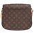 Borsa a Spalla Louis Vuitton Saint Cloud GM Monogram Marrone Monogramma - vista 2