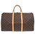 Borsa Boston Louis Vuitton Keepall 50 Monogram Marrone Monogramma - vista 2