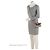 Fendi By The Way Mini Boston Tasche aus Leder Grau - Ansicht 5