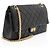 Gabrielle Borsa Chanel Reissue 225 Double Flap in pelle di vitello invecchiata Nero - vista 2