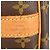 Louis Vuitton Keepall Bandouliere Monogram Canvas 60 Marrone - vista 4