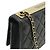 Portafoglio con catena Chanel Trendy CC in agnello Nero - vista 4