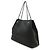 Borsa Tote GG in Nylon e Pelle Gucci Nera Nero - vista 2
