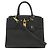 Borsa a mano in pelle Louis Vuitton City Steamer PM Nero