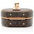 Borsa a tracolla Louis Vuitton Monogram Canvas Petite Boite Chapeau Marrone - vista 4