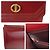 Borsa a tracolla in pelle Dior Pochette Rosso - vista 6