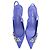 Décolleté slingback Stuart Weitzman Crystal Fleur in scamosciato viola Porpora - vista 5
