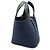 Borsa Tote in Feltro e Pelle Hermès Picotin Lock Blu - vista 2