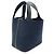 Borsa Tote in Feltro e Pelle Hermès Picotin Lock Blu - vista 3