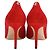 Décolleté con punta Jimmy Choo in scamosciato rosso - vista 4