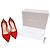 Décolleté con punta Jimmy Choo in scamosciato rosso - vista 7