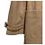 Autre Marque Abrigo Duffle de melton ligero italiano IENA Beige Camello - vista 3