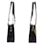 Versace Sunburst Schulter-Tote aus schwarzem Emaille  - Ansicht 8