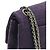 Chanel Schultertasche aus Baumwolle Lila - Ansicht 4