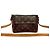 Mini borsa a tracolla Louis Vuitton Viva Cite Monogram Marrone Bronzo