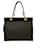 Céline Borsa in pelle CELINE Marrone Nero - vista 2